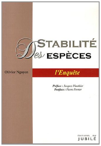 Télécharger Stabilité des espèces Enquête interdisciplinaire PDF Ebook En Ligne