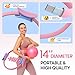 Pilates Ring Equipment Kit at Home, Resistance Bands and Exercise Ball for Women Workout Set, Pilates Rings 14 Inch Yoga Magic Circle Working Out, Pilates Equipment Essentials Kit Accessories
