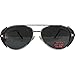 Global Vision Eyewear Aviator Z87 Motorcycle Sunglasses Silver Frames Smoke Safety Lens