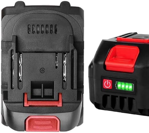 2x Batteria di Ricambio 4000 mAh, per Dispositivi Elettrici come Sega, Motosega, Smerigliatrice,con Powercheck, Batteria di Ricambio da 4,0 Ah