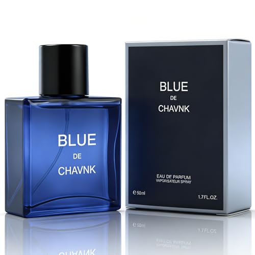 BLUE DE CHAVNK 50ml Masculine Cologne Spray for Men - Long-Lasting Body Fragrance with Refreshing Scent - Classic All-Day Perfume