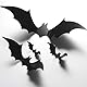 Redreo Halloween Dekoration 3D Fledermaus Wandaufkleber 28 Stück in 4 Verschiedenen Größen, Abnehmbares Fledermaus DIY Halloween Partyzubehör für den Innen- und Außenbereich
