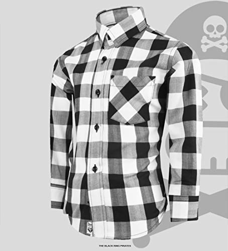 Black n Bianco Boys' Checkered Plaid Button Down Dress Shirts Presented by The Black Ring Pirates3