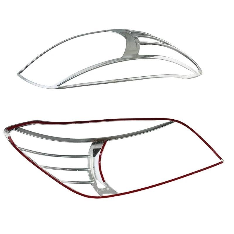 Feu arrière couvercle chrome plastique ABS anti-rayures - 3