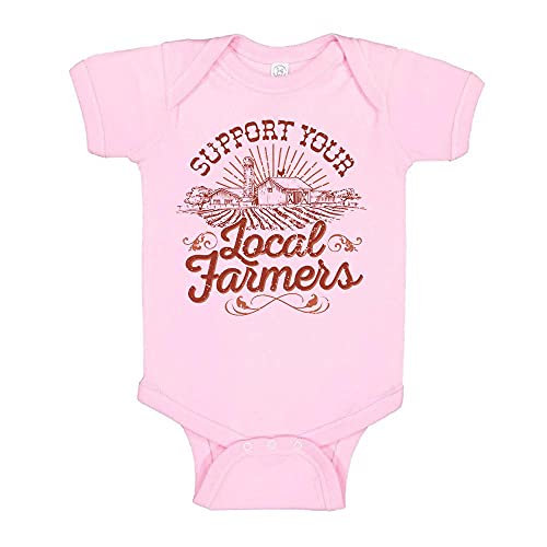 TATY Kids Support Your Local Farmers Baby Infant Bodysuit