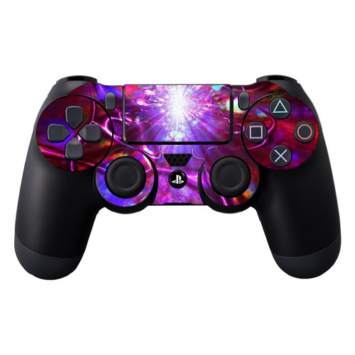 Protective Vinyl Skin Decal Skin Compatible with Sony Playstation DualShock 4 Controller wrap Sticker Skins Crimson Trip