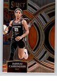 2024 Panini WNBA Select #194 DiJonai Carrington Connecticut Sun Premier Level Official Basketball Card in Raw (NM or Better) Condition