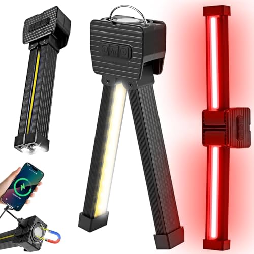 Image of Magnetic Gym Posing Light (Gym Lamp) for Workouts & Content Creation | Portable LED Light with Power Bank, Adjustable Brightness, and 7 Lighting Modes