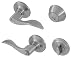 Honeywell 8106305 Wave Combo Door Lever, Satin Nickel