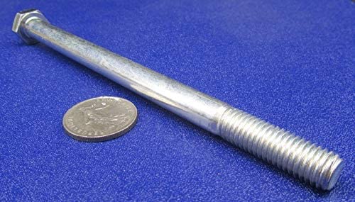 Class 8.8 Zinc Plated Steel Hex Head Bolt PT M12 x 1.75 mm x 180 mm Long 5 pcs. Silver Bolt-2628-21-12 0