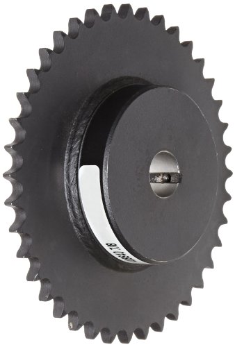 Martin Roller Chain Sprocket, Bored-to-Size, Type B Hub, Single Strand, 40 Chain Size, 0.5