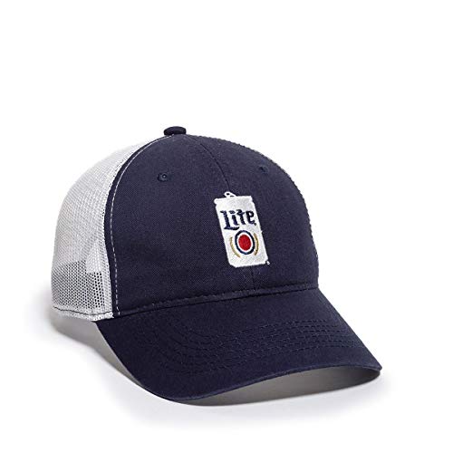 Outdoor Cap Unisex-Adult LITE Casual Mesh Back Cap Navy/White