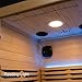 Far Infrared Sauna for Home Indoor Sauna Cabin with Wood Frame Carbon Fiber Heating System and Smart Control Panel for Relaxation Detox Home Spa Use