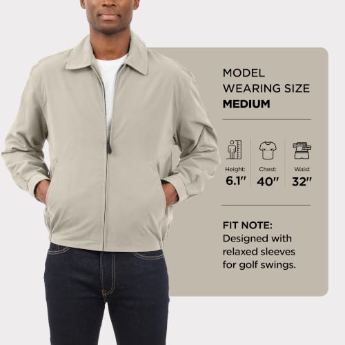 LONDON FOG Auburn Zip-Front Golf Jacket