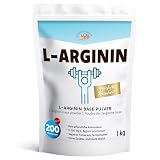 L-Arginin-Pulver von Sportline Hochdosierte Aminosäure, 1 kg