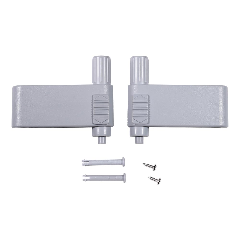 Griffhebel-Set Ersatzteil für Griffhebel-Set Griffgarnitur Grau Kompatibel mit Braas Atelier-Fenster BA/DA 1992-(Grau)