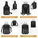 Imagen de HUNTVP Tactica Bandoleras Hombre Mochila Militar Sling Bag Mochila Bandolera Molle Bolso Pecho Hombre Impermeable Cruzada Antirrobo Bolso para Trekking Camping Acampar Senderismo