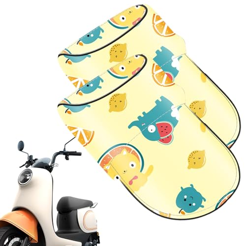 Samuliy Manoplas para manillar de bicicleta, guantes resistentes al viento para motocicleta, accesorios para motocicleta, accesorios de ventilación para manillar de bicicleta, cubierta de ventilación