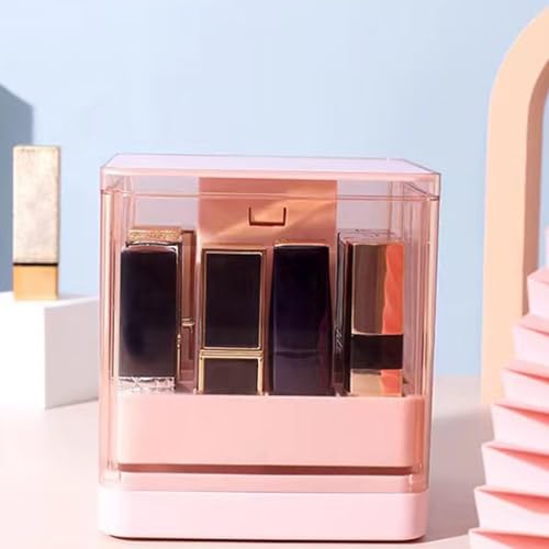 Rangement rouge à lèvres et parfum avec 12 compartiments compacts transparents - 4