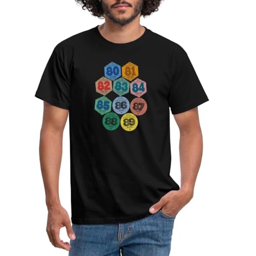 Spreadshirt Vignettes Automobiles Costume Années 80 - Voiture Vintage France T-Shirt Homme, XXL, Noir