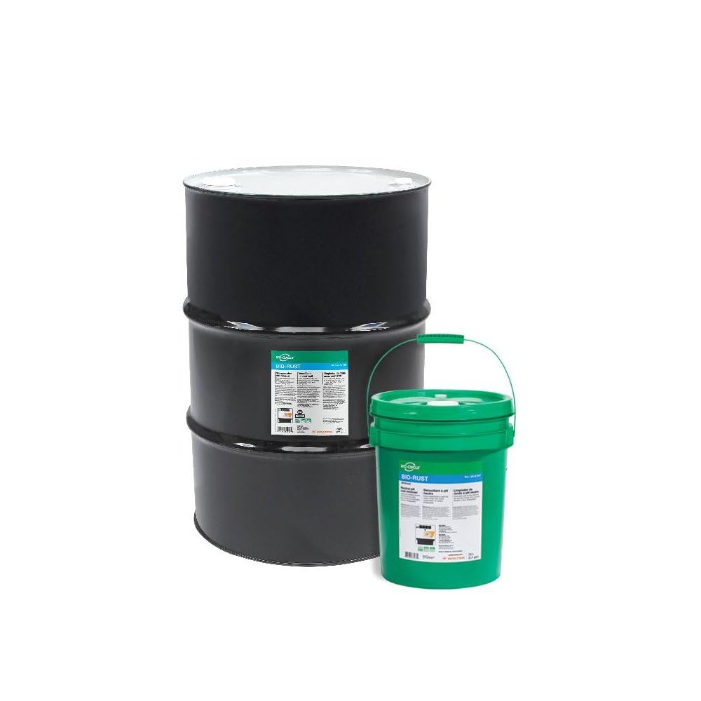 Walter 53G247 BIO-RUST pH-Neutral Rust Remover – Non-Flammable 20L Liquid, Phosphate and Solvent Free Industrial Solution