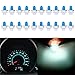 cciyu 20 Pack Blue T5 B8.4D Tri-cell 5050 1SMD LED Car Dashboard Dash GaugeSide Indicator Light Lamps