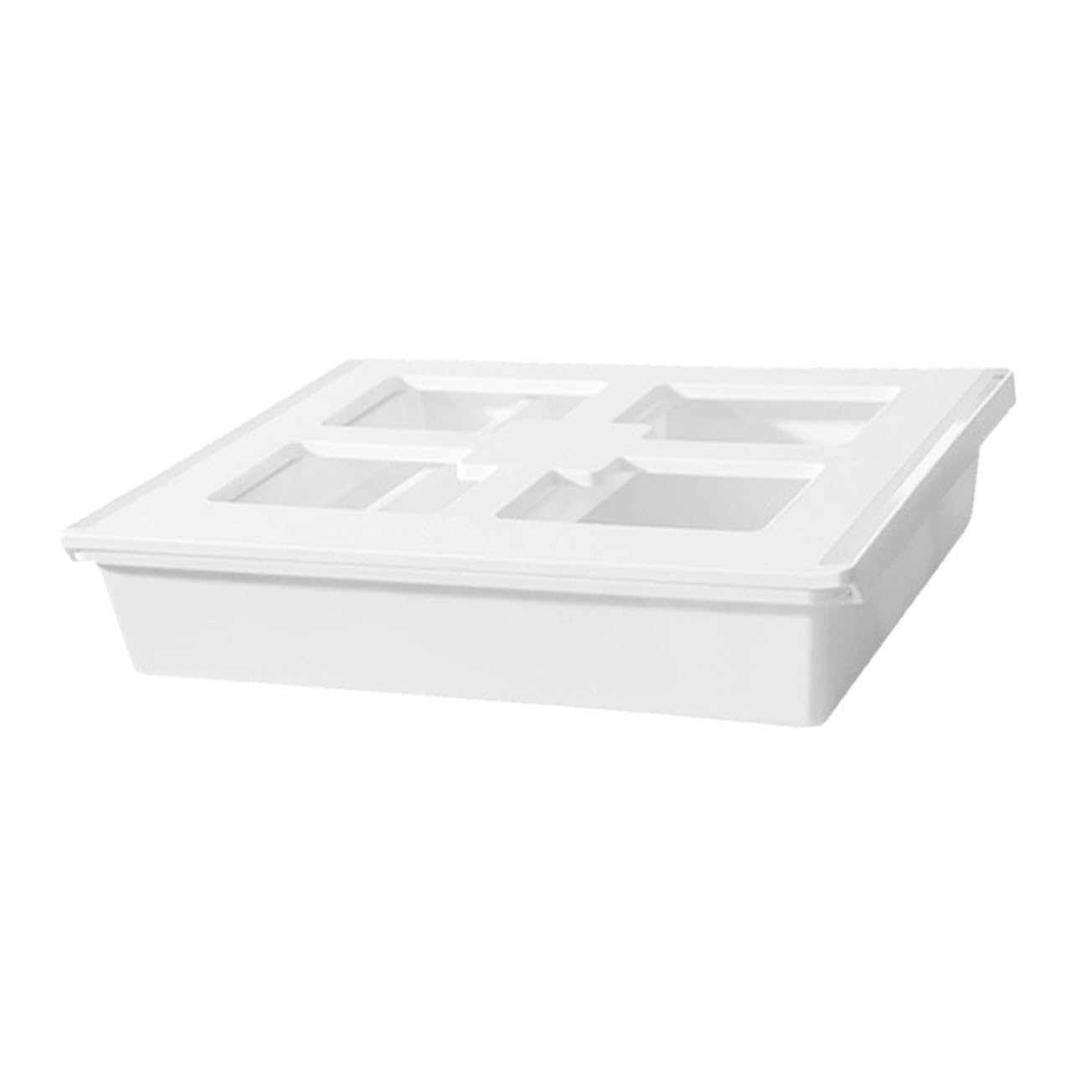 OSALADI Organizer Nascosto Sotto la Scrivania Grande Capacità Scatola Portaoggetti per Calzini Reggiseni Articoli da Ufficio e Altro Realizzato in Plastica Resistente all Usura