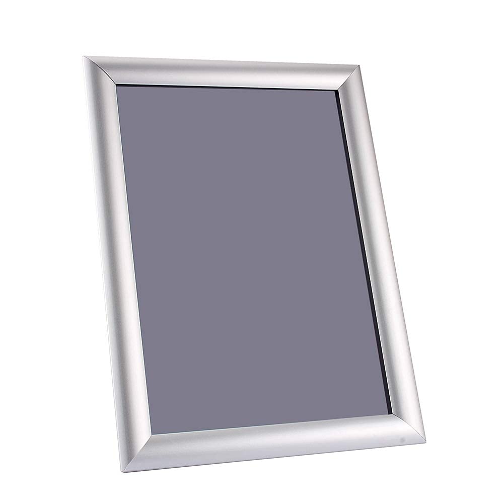 Cadre photo A4 en aluminium argenté LiebeWH pour tombe et affichage mural