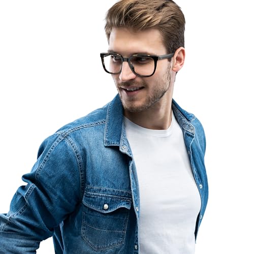 Image of Coach mens Hc6229u Universal Fit Square Prescription Eyewear Frames