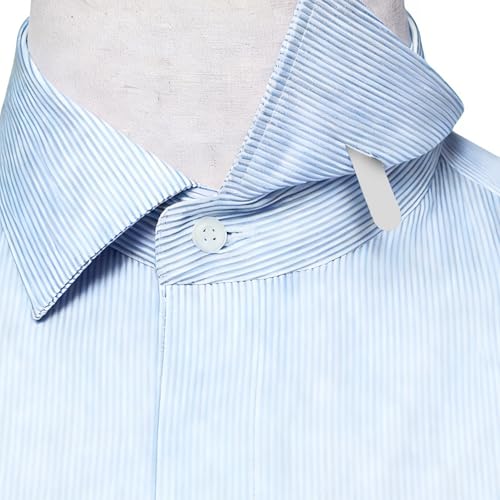 Soportes para cuello de camisa LIFKOME de acero inoxidable y acrílico con borde redondo, 36 uds 6