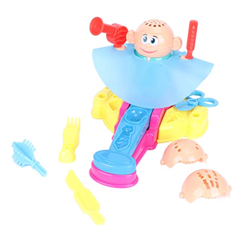 ACOGEDO Ensemble de Jouets en Pâte à Modeler pour Coiffeur pour Enfants, Jouets en Argile pour Bricolage avec 5 Accessoires et 14 Accessoires pour Jouer