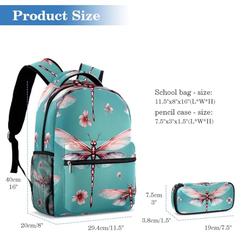 Sac à dos voyage libellule grand format pour adolescent