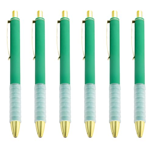 6PCS署名ペン1.0mm格納式のボールポイントスクールオフィス用品