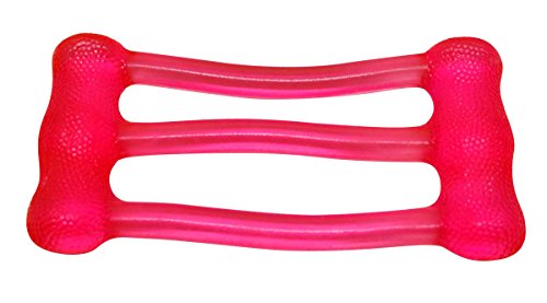CanDo 10-0052 Jelly Expander Triple Exerciser, Red-Light