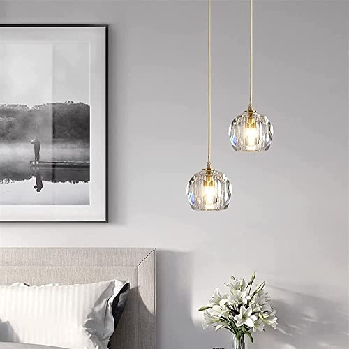 Chandelier MODIAL en or brossé, la suspension luxe postmoderne