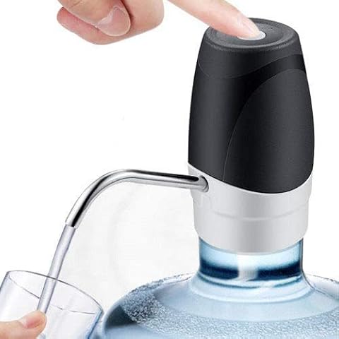 Pinsheng Water Pump Dispenser Suitable for Universal 2-5 Gallons Bottle, Rechargeable Battery USB Charging Automatic Drinking Water Pump Portable for Home Kitchen Office Camping Cover