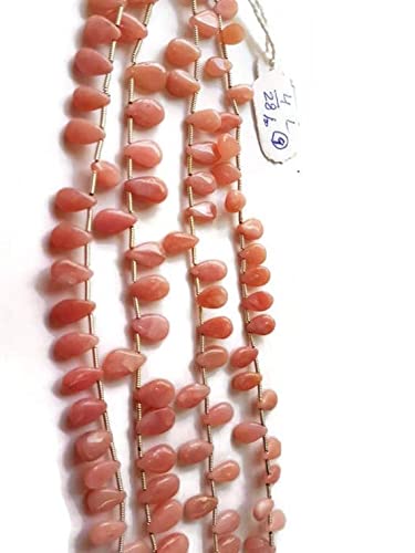 Opal rose facettée en poire pour sublimer vos tenues d'été et bijoux bohèmes