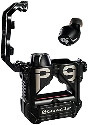 Gravastar Sirius Pro Wireless Earbuds, Bluetooth TWS Earbuds with 16 Hours Playtime, Deep Bass 3D Stereo, Headphones for iPhone/Android(Matt Black)