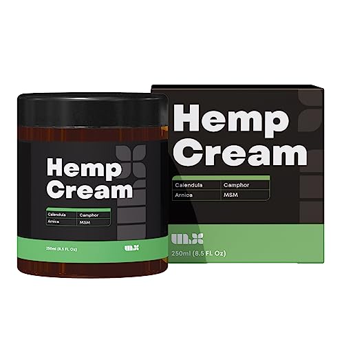 Unlx Cremas Dolores Musculares y Articulaciones con Cáñamo, Árnica y Caléndula, 250ml - Crema Arnica Anti Inflamatoria para Masaje Fisioterapéutico - Crema Antiinflamatoria de Rápida Absorción