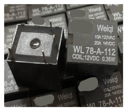 Relais 4 broches WL78-A-112 12VDC 0,36W pour circuit imprimé automobile