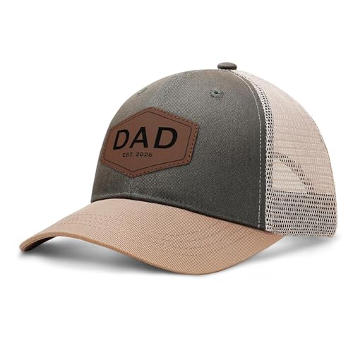Image of Worlds Best Dad Ever Trucker Hat Fathers Day Birthday Gifts for Father Dad Papa Daddy from Daughter Son Baseball Cap