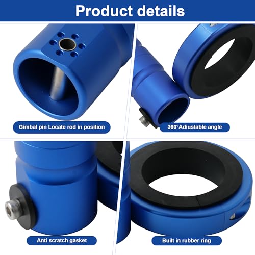 Wakeboard Tower Flag Holder, Boat Flag Pole Bracket Kits Rail Mount Without Drilling Blue