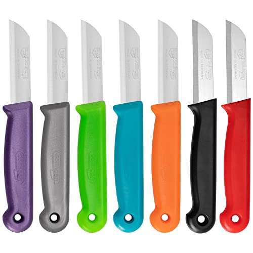 Schwertkrone Juego de 7 cuchillos de cocina afilados, fabricado en Alemania Solingen con hoja de acero inoxidable afilada y precisa Cover