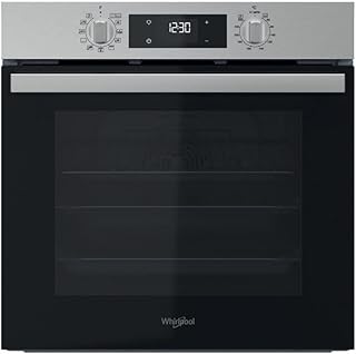 WHIRLPOOL OMR58HR0X - Forno da Incasso Elettrico Ventilato 71L, 8 Programmi, Grill Turbo per Pizza e Grandi Pasti, Funzione Autopulente SmartClean, Classe A+, Elettrodomestici Cucina 59,5Lx59,5Hx55,1P