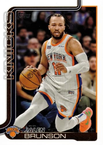 2025-26 Topps #14 Jalen Brunson Basketball Card Knicks