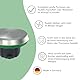 Wundermix - WunderCap® Messerersatz für Thermomix TM7, TM6 • Der revolutionäre Messerersatz • Alternative zu Messerabdeckung • Thermomix Zubehör