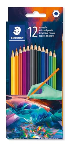 STAEDTLER Colouring Pencils - Multiverse Design - Set of 12 Assorted Colours 175C12E2-1