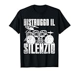 Photo Gallery drums strumento musicale distruggo il silenzio batteria maglietta Photo Gallery drums strumento musicale distruggo il silenzio batteria maglietta