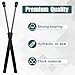 Wadoy C16-06389 14Inch 24Lb/107N Gas Struts Shocks Lift Support Gas Spring for Leer Camper Shell Window, Truck Pickup Topper Door and Rear Cover, RV Door, Toolbox Lid (2 Pack)