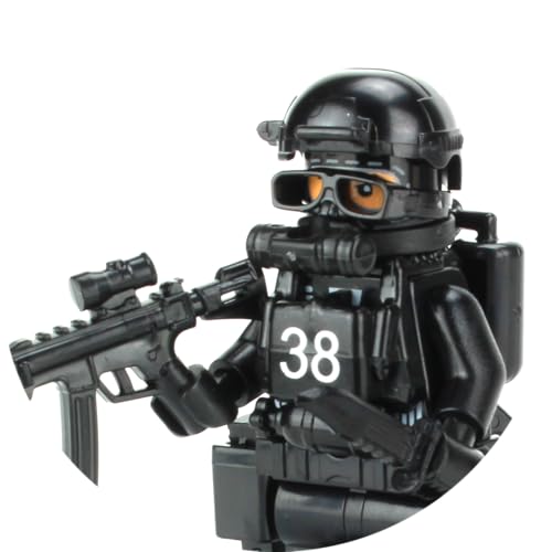 Battle Brick 1.6 Inches Tall Navy Seal Special Forces Diver Collectible Custom Minifigure | Genuine Military Minifig | Packaged in The USA | Great Gift for Ages 10+ to Adult AFOL
